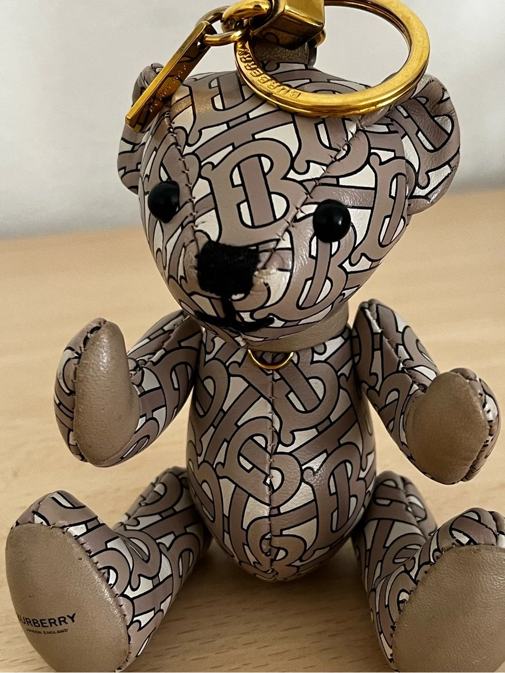 Burberry Logo Thomas Bear Bag/Key Charm 2020 Ricardo Tisci Era Collectible